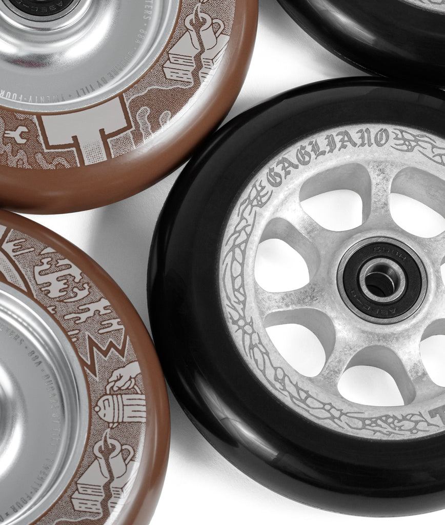 Miller Wheels - Coffee 24 x 110 - TILT Scooters