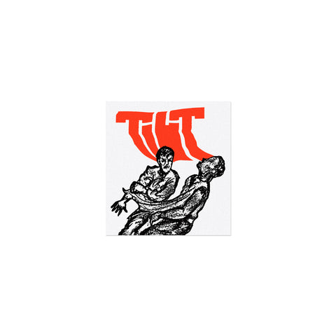 Knockout Sticker - White - TILT Scooters