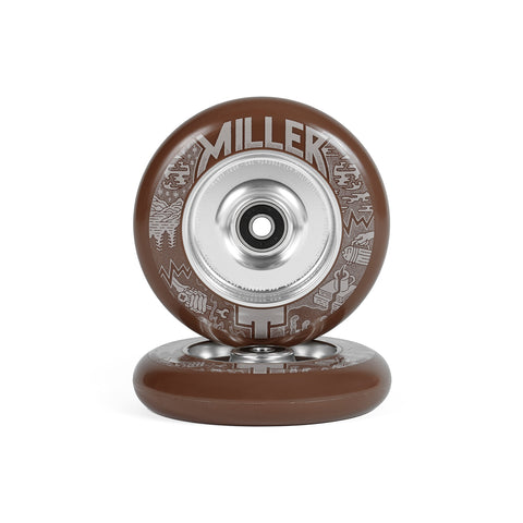 Miller Wheels - Coffee 24 x 110 - TILT Scooters
