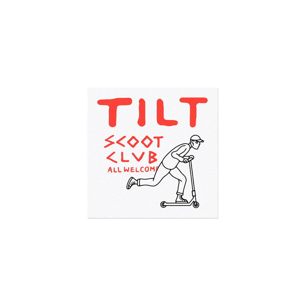 Scoot Club Sticker - TILT Scooters
